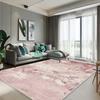 Modern Luxury Abstract Area Rug: Soft Plush Non-Slip for Living Room Under Sofa
