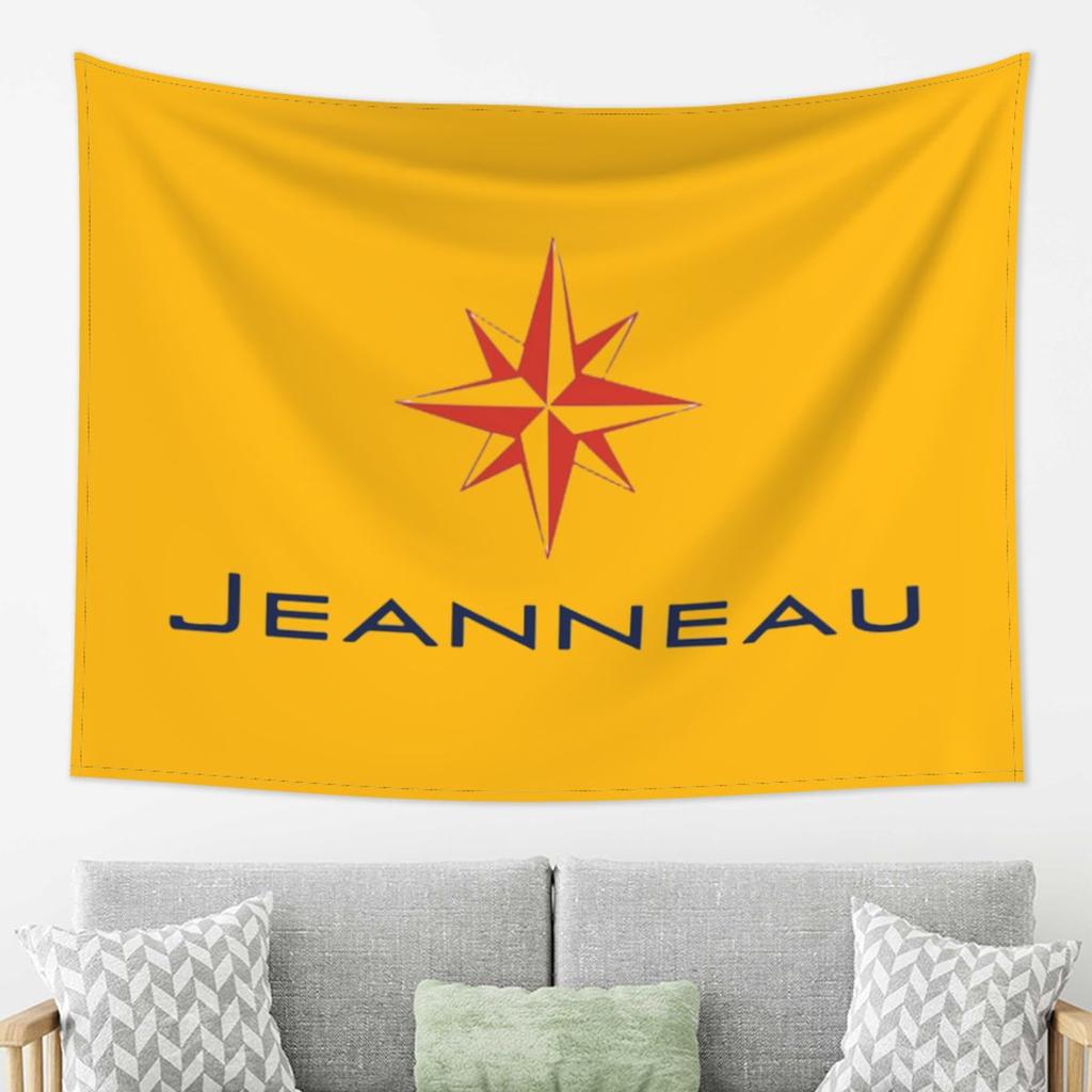 Jeanneau Yachten Wandteppich Dekor Kunst Ästhetische Wandteppiche für Wohnzimmer Schlafzimmer Haus Wandtuch Wandbehang