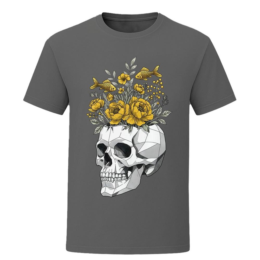 Get Lost T Shirt Skull Fish Flower Death Grim Gothic Tee Unisex Unisex Kids Gift