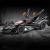 ABAA1 1:24 Project EVO Toy Model Car Diecast Metal Doors Opened Supercar Sound Light Pull Back Vehicles Boys Collection GiftVV