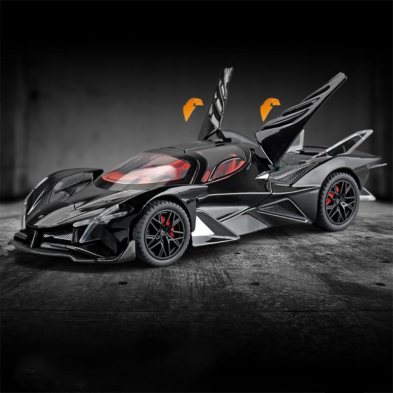 Modellino Auto Apollo Project EVO 1/32 TGRCM-CZ In Lega Di Zinco - Giocattolo Con Suoni, Luci E Funzione Ritiro - Rosso