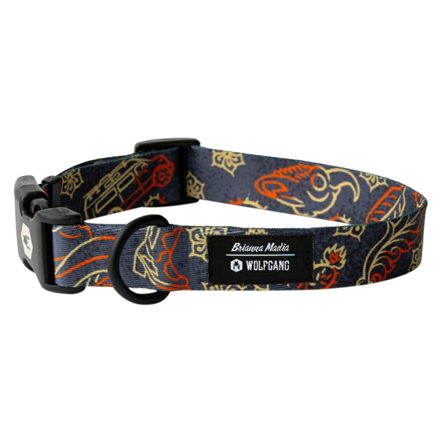 

WOLFGANG SandFlats Collar wide x neck circumference (M size) 2.5cm 30-45cm [for medium-sized dogs]