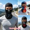 Balaclava Helmet, Animal Skull Pattern Sun UV Protection Face Mask, Lightweight Breathable Neck Gaiter for Motorcycle Cycling