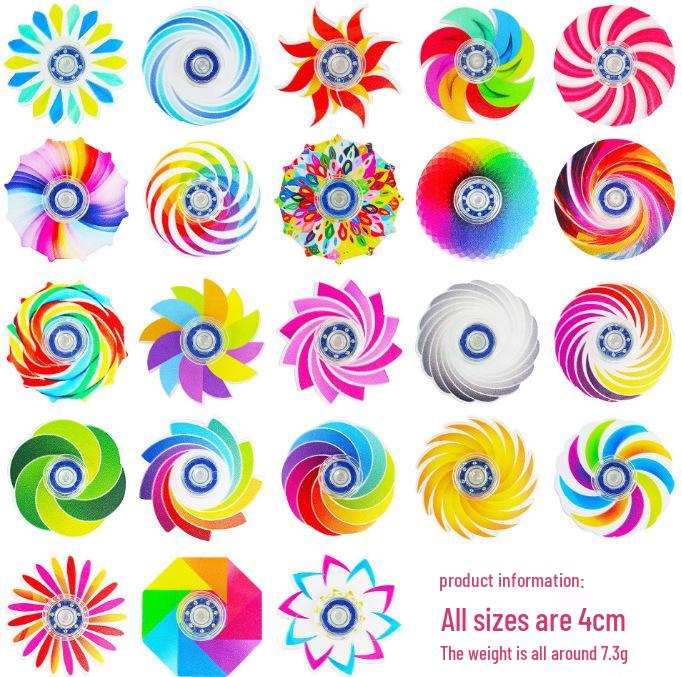 

Colorful Iridescent Acrylic Fidget Spinner – Cool Decompression Toy