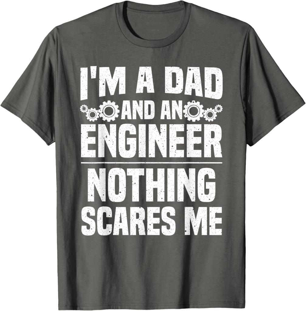 Funny Engineer Dad Art For Men Father Day Engineering Lovers TShirt
