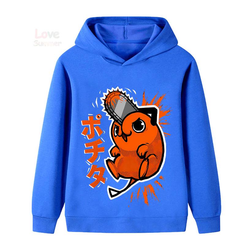 Japanese Anime Children Boys Girls Retro Hoodie Cartoon Jacket Kids Manga Coat Anime