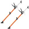 Cabinet Jack Support Pole, 2-Pack, 54-155 Cm Steel Telescopic Quick Support Rod, Adjustable 3rd Hand System Up To 70 Kg Capacity for Installing