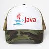 Java Computer Programmer Program Math Teacher Geek Baseball Cap Unisex Summer Breathable Mesh Visor Trucker Hat