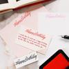 Cute and Stylish Wooden Rubber Stamp Set for Birthdays, Thank You Cards, Bridal, and Letters, Made In Japan (#70)