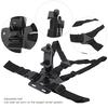 Plastic Black Adjustable Chest Harness Strap Convenient Hanging Safety Belt for Gopro Motion Camera