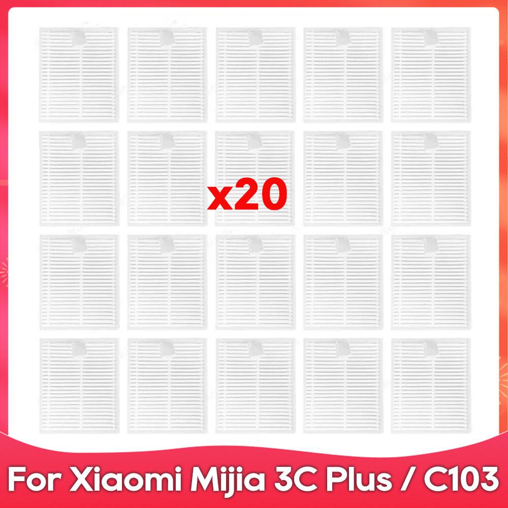 Fit For ( Xiaomi Mijia 3C Plus / C103 ) Replacement Spare Parts Accessories Main Side Brush Hepa Filter Mop Cloth