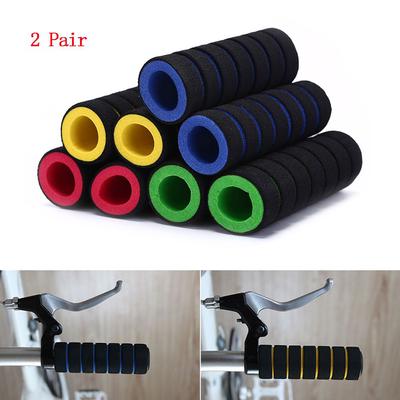 2 Pair Cycling Soft Non-slip Motorcycle Bike Handlebar Brake Clutch Lever Bicycle Grip Cover Sponge