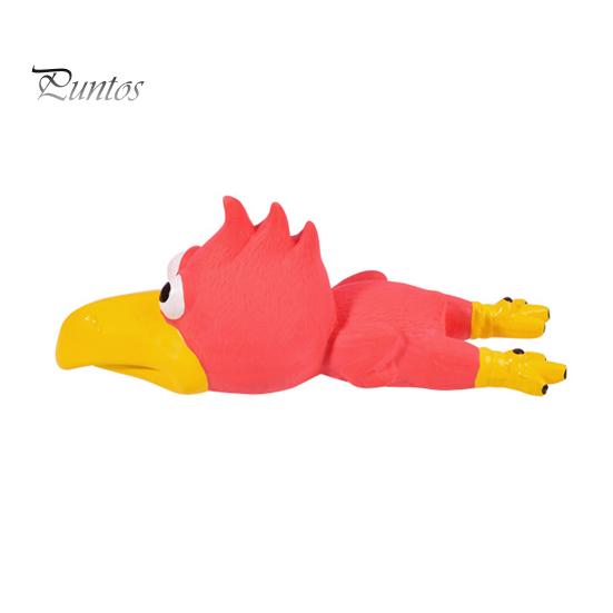 

Игрушка для собак «Писклявая курица», интерактивная игрушка для жевания домашних животных, чистка зубов щенка, кричащая латексная курица для снятия скуки и дрессировки красный