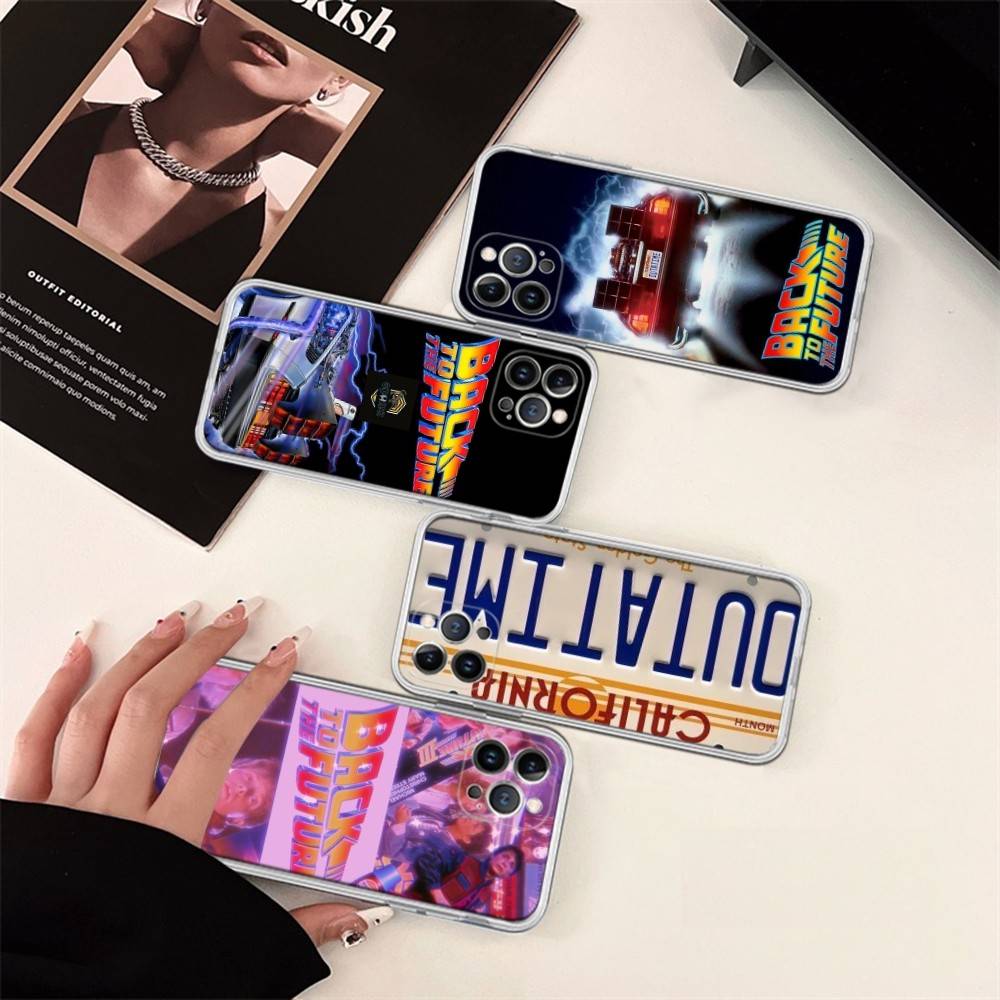 Back To The Future For IPhone 17 Air 16 Pro Max 15 14 13 12 11 Plus Phone Case