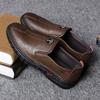 Zapatos de cuero nuevos de primavera y otoño, suela blanda, superficie blanda, transpirables, desodorantes para los pies, impermeables y antideslizantes, zapatos casuales para conducir