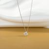 S925 Silver Lucky Four-leaf Clover Small Necklace for Women Clavicle Chain Luxury Minimalist Design Sensation