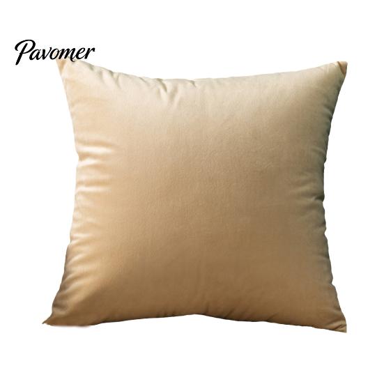 High-density Velvet Pillow Cover Solid Color Cover, Soft Plush Throw Case, 17.7x17.7 Inch Pillowcase Smooth Cushion for Sofa, Bed, Office, Cozy