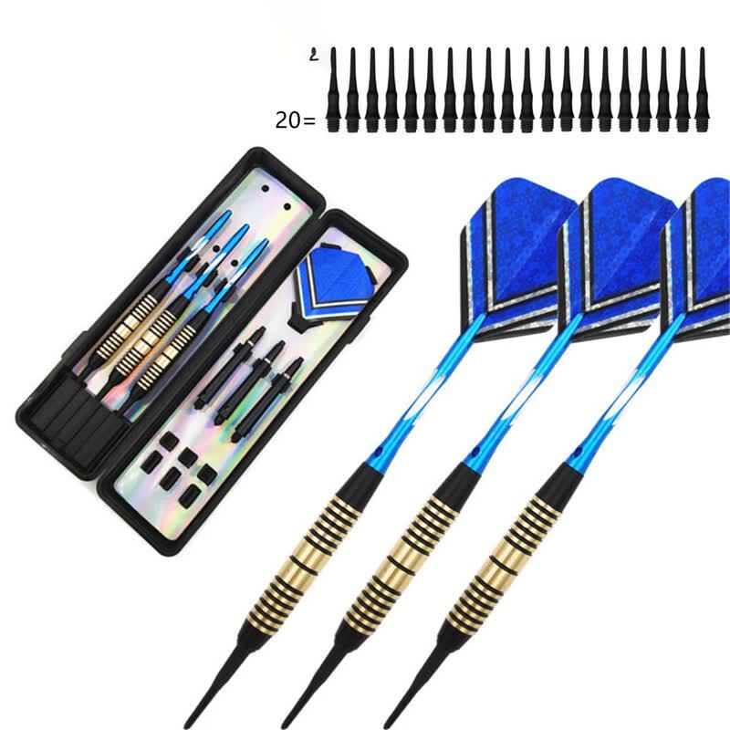 Short Cloud Brass Soft Tip Darts 18g Set