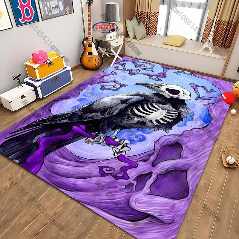 

10 Styles Skeleton Crew Print Carpet Bedroom LivingRoom Sofa Mat Study Large Area Non-Slip Durable Rug Great Gift Fast Shipping 40x60cm