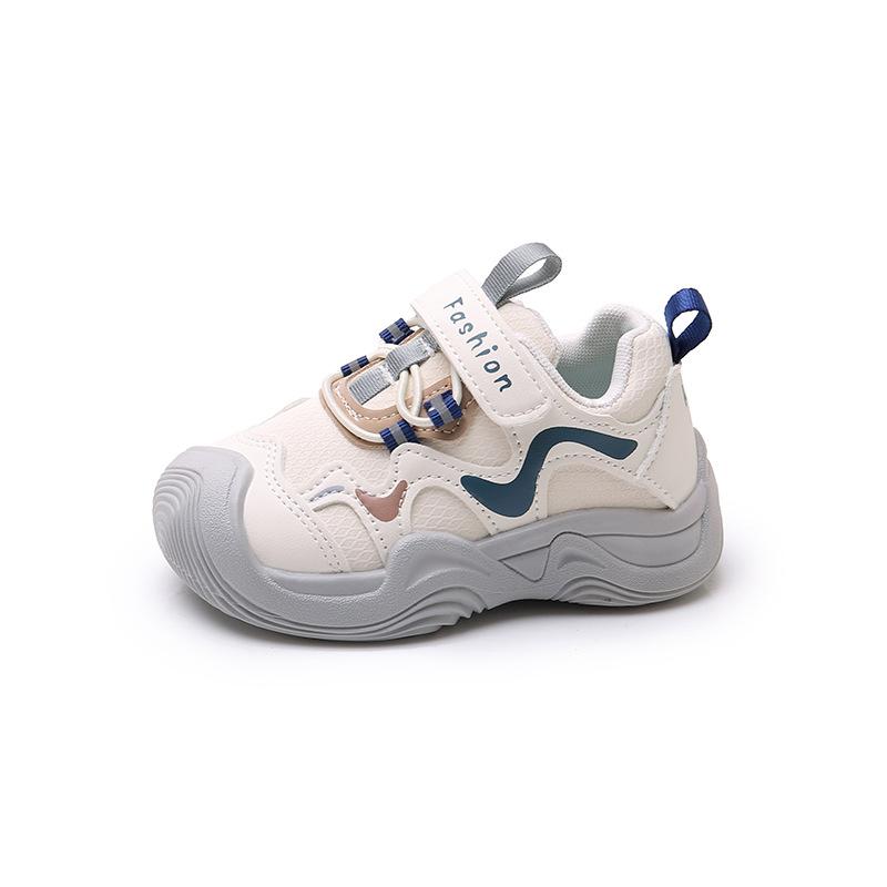 2025 autumn new children's sports shoes outdoor non-slip boys' shoes breathable leather shoes boys functional shoes