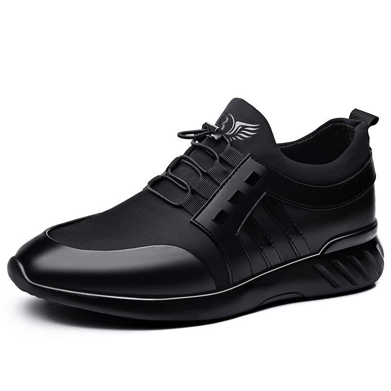 2025 New Trendy Men's Inner Height Increase Men's Shoes Casual Leather Shoes Sports Shoes Spring Shoes Men's Trendy Shoes Summer