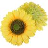 Colorfulife Artificial Silk 10" Big Sunflower Flower Head for DIY Wedding Home Party Decoration Hair Clip Wreath Decorative (2Pcs)