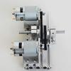 12V 24V DC Dual Spindle Motor Drive Kit 775 795 895 DC Motor Large Torque Timing Belt Pulley 60 80 Teeth Synchronous Wheels