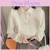 Spring Vintage Port Style Shirt With 3d Effect And Loose Fit For Women