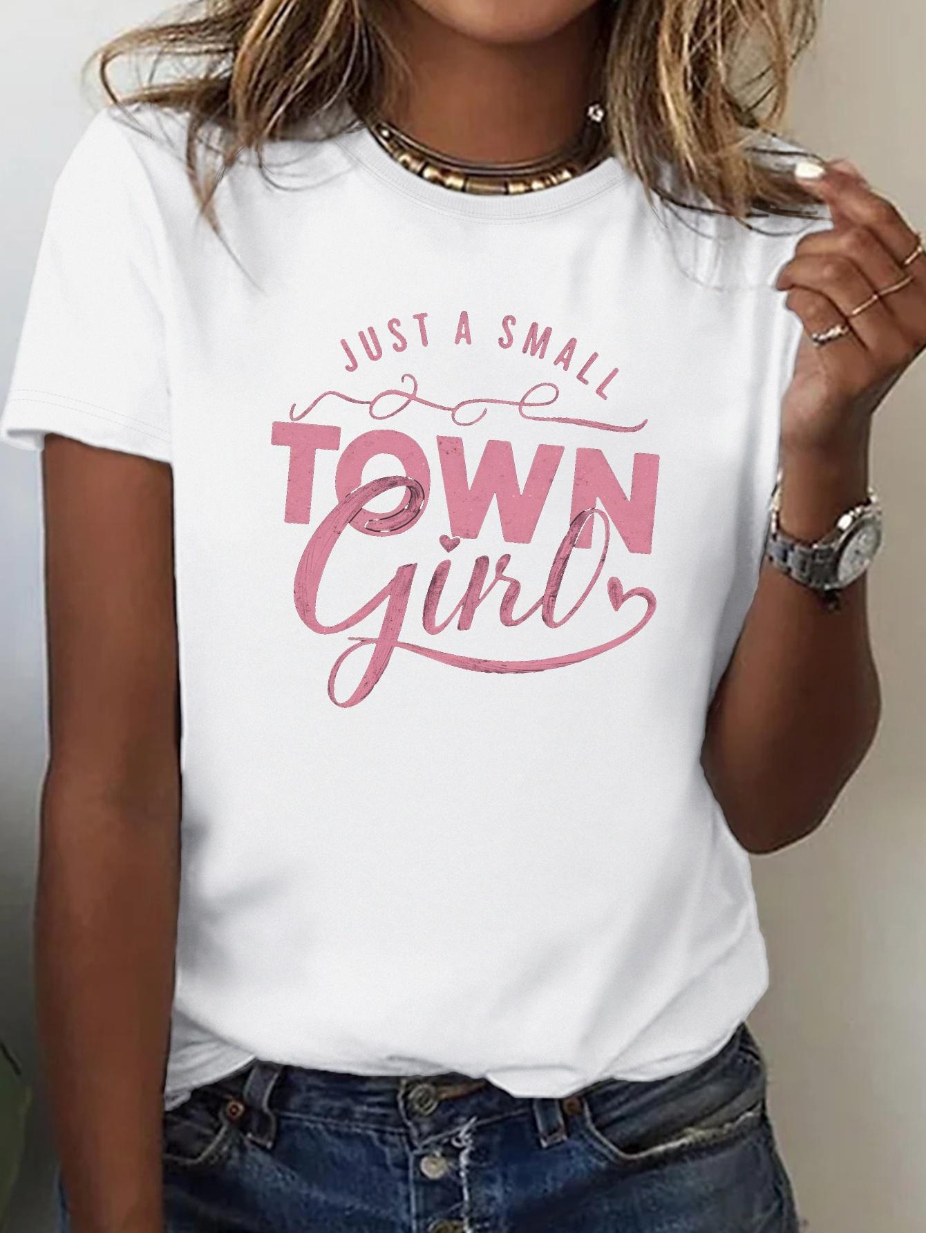 Just A Small Town Girl Graphic Tee M