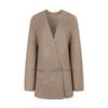 LESS 2025 Spring V-Neck Mid-Length Cardigan