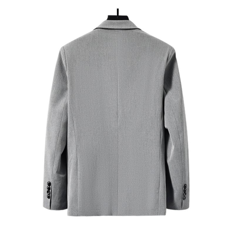 Giacca da completo in lana da uomo Autunno e Inverno Business Casual da uomo Completo in lana Monocolore Versione Coreana Completo in lana