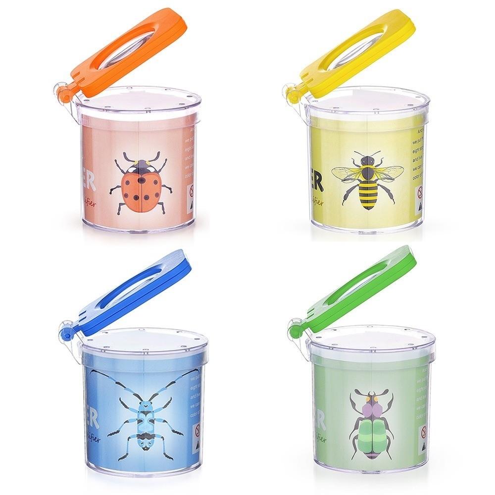 8pcs Clear Insect Observation Kit Plastic Insect Collection Box  Science and Nature Exploration Set