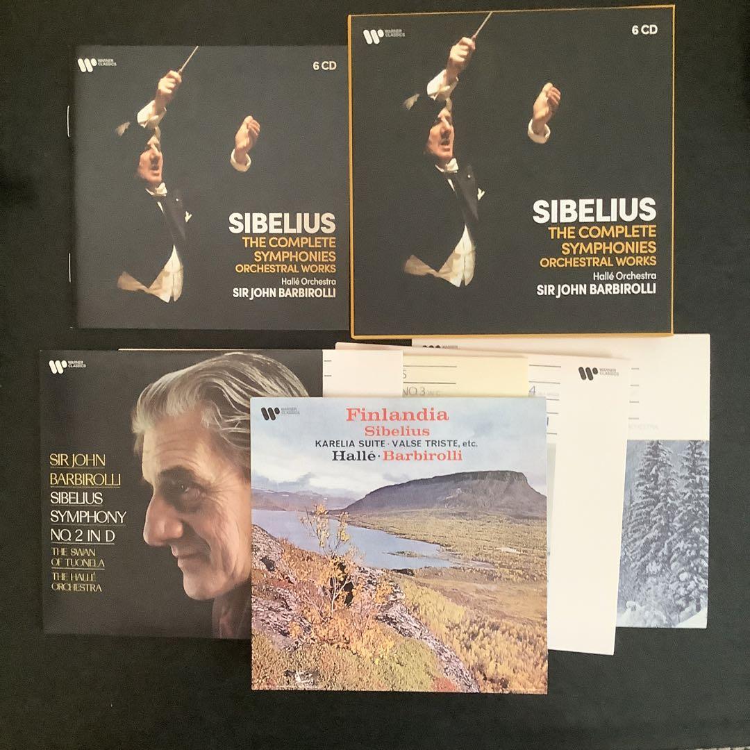 

[USED] Sibelius Complete Symphonies, Finlandia, etc. Barbirolli CD 214
