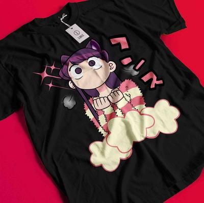 Komi San Can't Communicate T-Shirt Hitohito Tshirt Omoharu Ren Shirt Waifu Tee BB424