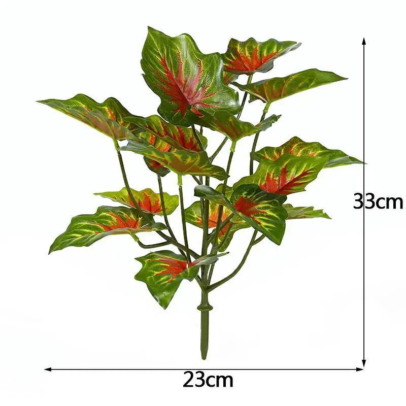 Artificial Plant Turtle Back Leaves Green Dill Leaf Small Fake Plant Living Room Office Desk Balcony Decoration Home Garden Deco
