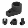 2 Stück Universal Sauerstoffsensor Schraubenschlüssel Werkzeugsatz 22mm 3/8" Antrieb 02 Sauerstoffsensor Demontage Steckschlüssel Werkzeug
