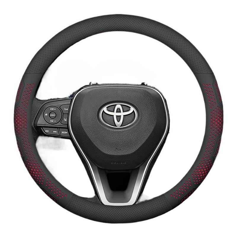 כיסוי הגה מעור לרכב עבור טויוטה CHR Yaris cross Corolla Camry Rav4 Highlander Sienna Aygo X 2025 2026 אביזרים