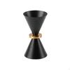 Hourglass Vase Modern with Band Matte Vessel for Decorators, Refined Simplicity Seekers,