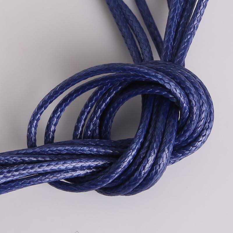 Korean Waxed Cord (1-2mm) for DIY Jewelry: Faux Leather Cord for Necklaces and Bracelets