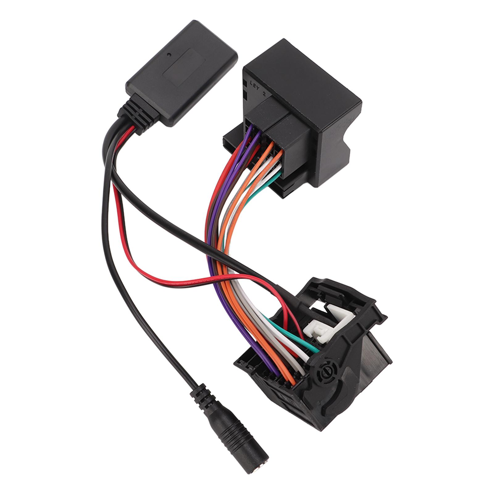 

Аудио беспроводной кабель Bluetooth5.0 12-контактный жгут проводов AUX для микрофона громкой связи для E60 E63 E64