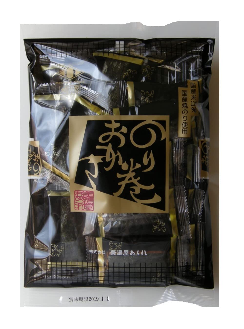 

Minoya Arare Rice 14 pieces x 6 bags Nori-Wrapped Crackers,