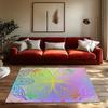 Unique Abstract Area Rug Washable Non-Slip Floor Mat Home Decor Living Room Bedroom Carpet Modern Art Design Indoor Outdoor Rug