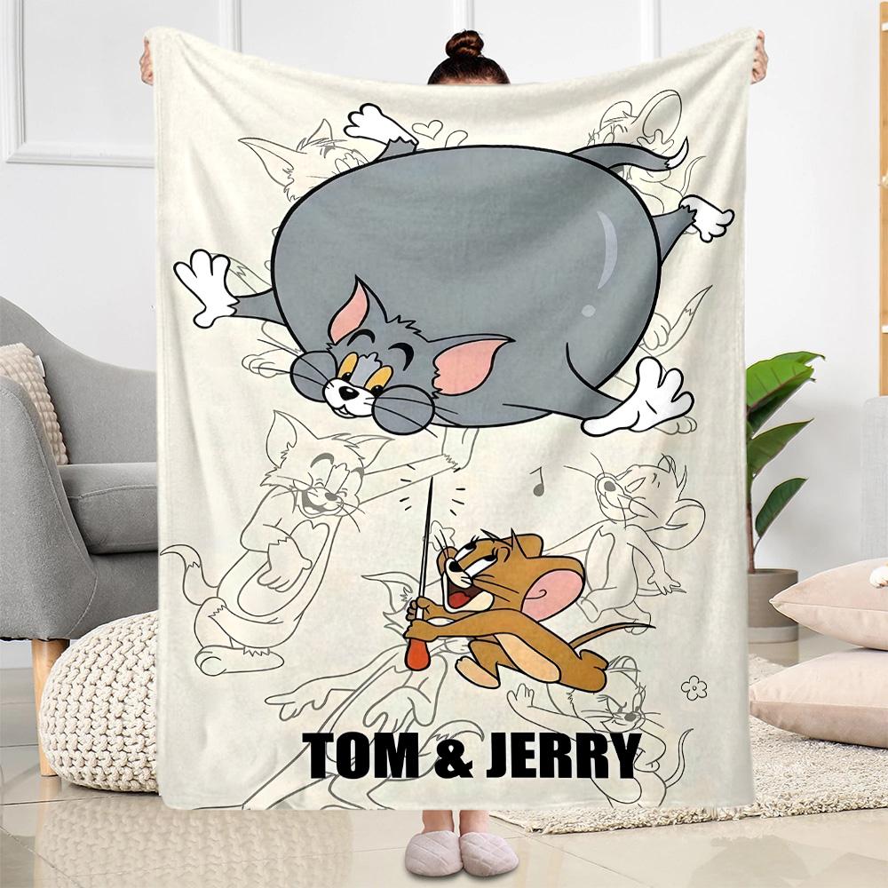Tom And Jerry Adventure Suitable blanket for offices, travel, living rooms also a good gift for friends and family Suitable for all seasons.