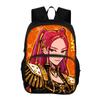 Hunter Witches Kpop Backpack With Oxford Fabric And Breathable Cushion Straps For School Students