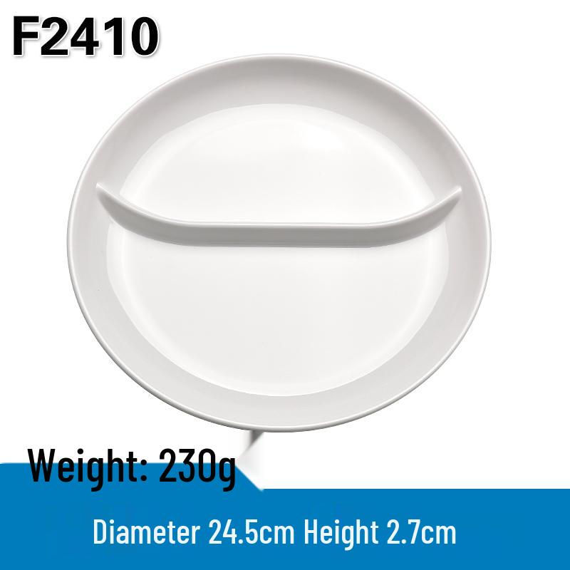 Thickened Melamine Multi-Compartment Meal Tray: Six & Three-Compartment Options for School and Kindergarten Use.