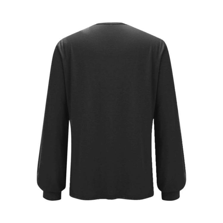 Sparkly Sequin Blouse for Women Loose Long Sleeve Shiny V Neck Party Dressy Shirt Holiday Evening Wear