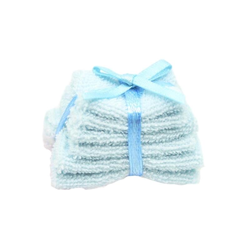 Model Bath Towel Dollhouses Kitchen 1:12 Scale Realistic Bathroom Bath Towel Model for Shower Creative Fun