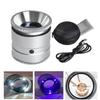 10X Vergrößerungsglaslinse Handheld Wiederaufladbare Augenlupe Vergrößerer mit Skala LED-Licht für Schmuck Briefmarken Inspektion