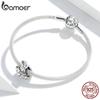 Bamoer 925 Sterling Silver Halloween Witch Hat Silver Original Charm for Brand DIY Jewelry Make Women Girls Gift