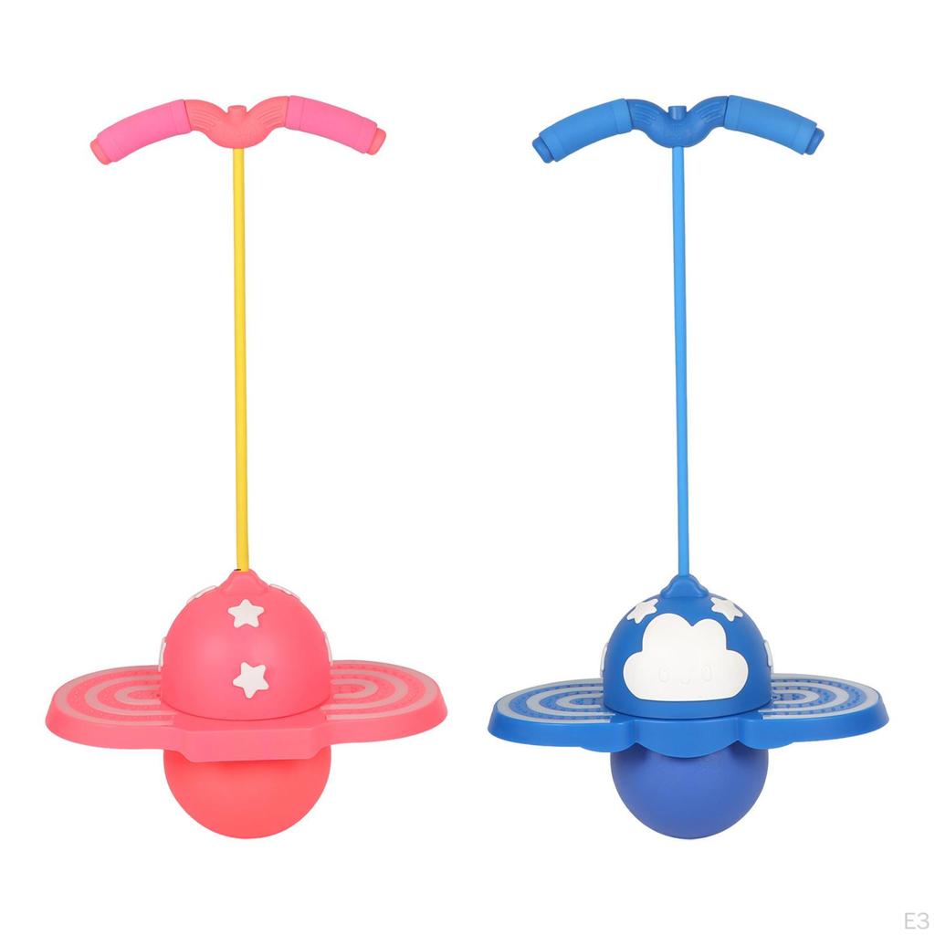 Ball Bouncing with Colorful Light Accessories Children Adults Boys Girls Jump Board High